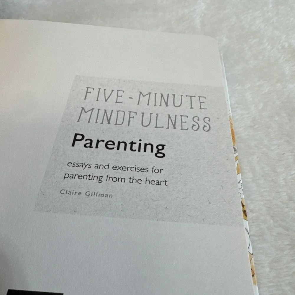 Five‎ Minute Mindfulness Parenting Essays and Exercises Claire Gillman Book
